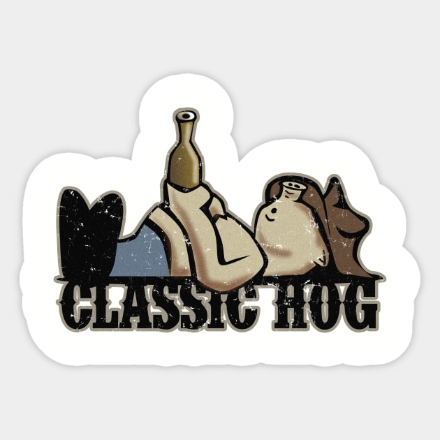 Classic Hog Sticker by hobrath